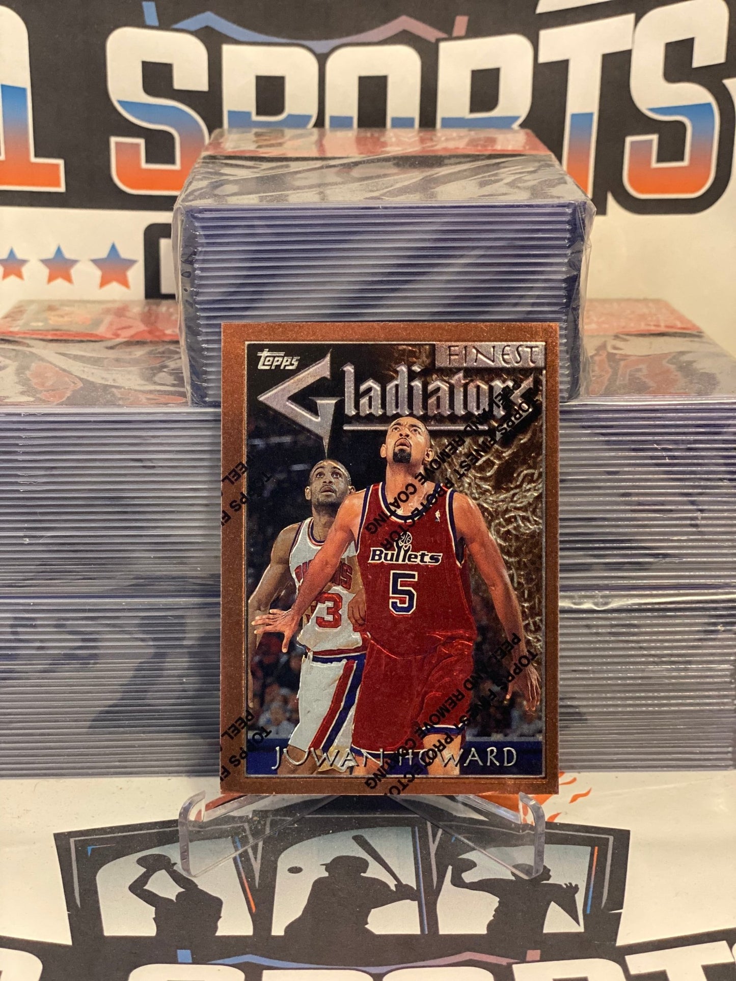 1996 Topps Finest (Gladiators) Juwan Howard #85