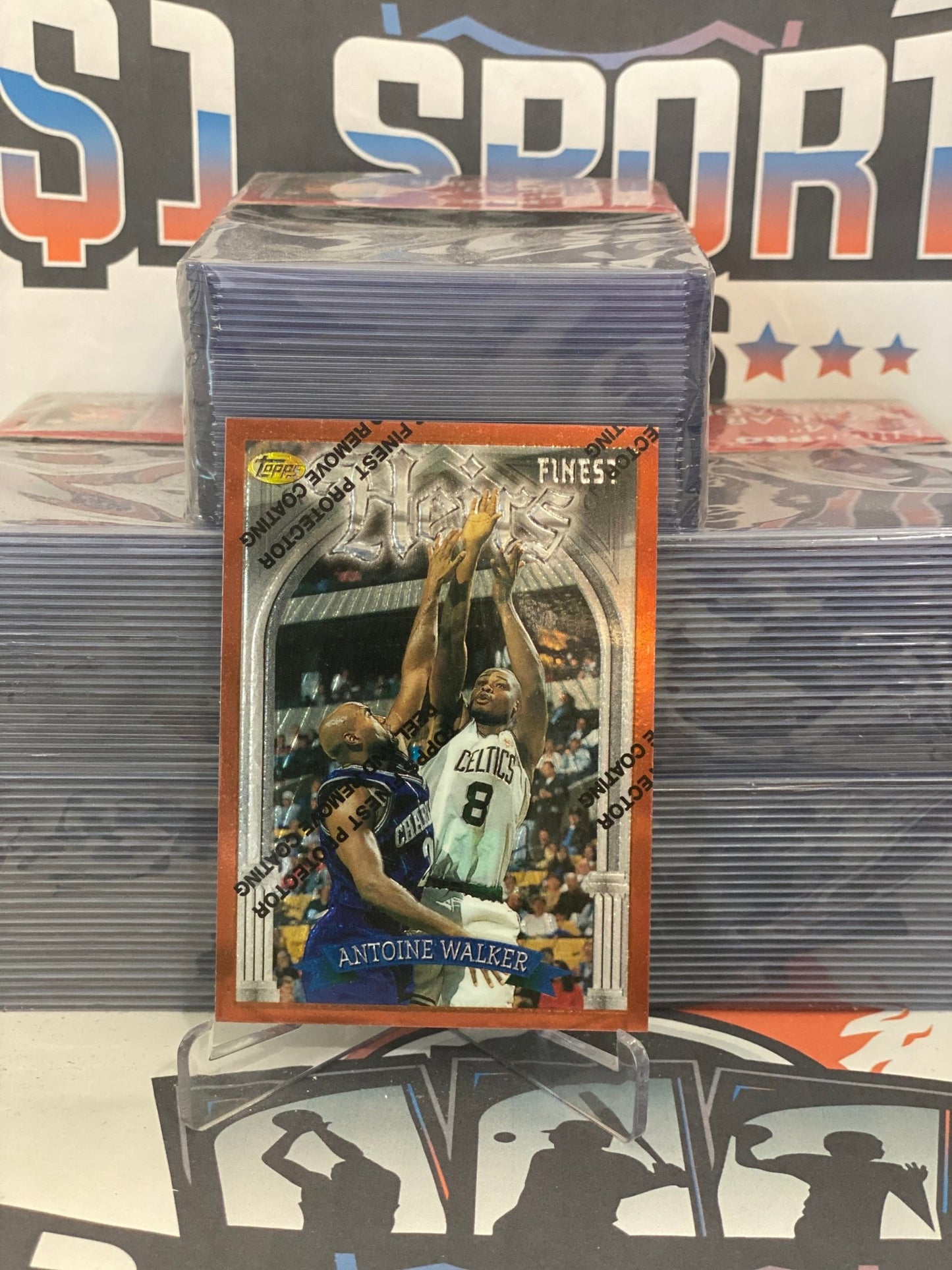 1996 Topps Finest (Heirs) Antoine Walker Rookie #224