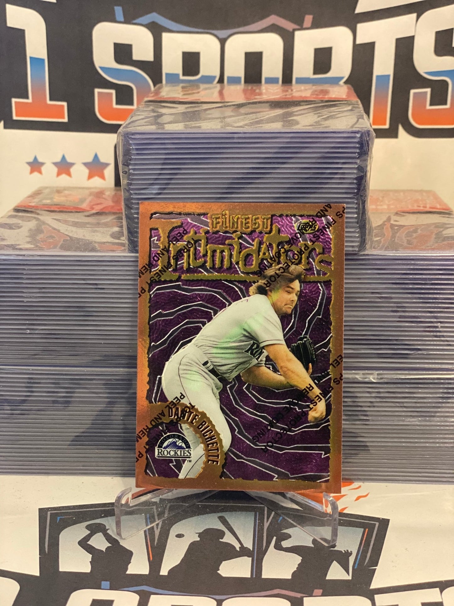 1996 Topps Finest (Intimidators) Dante Bichette #126