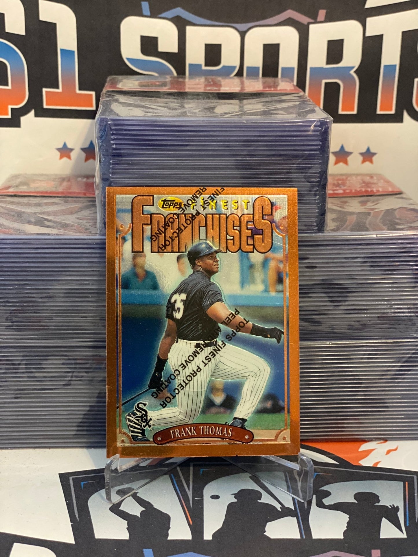 1996 Topps Finest (Intimidators) Frank Thomas #322