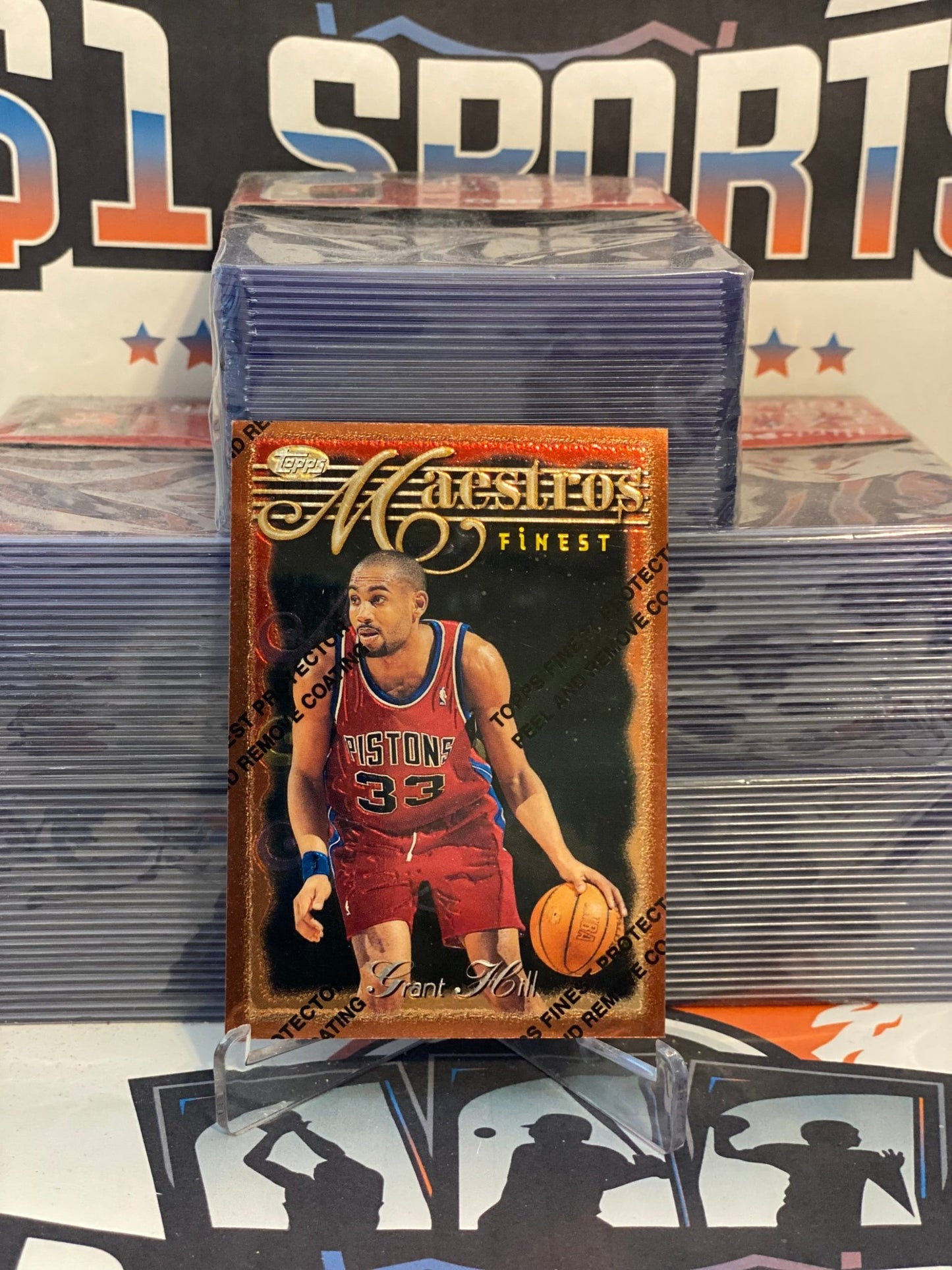 1996 Topps Finest (Maestros) Grant Hill #13