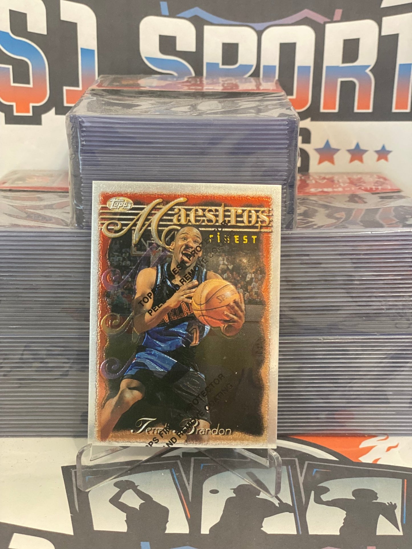 1996 Topps Finest (Maestros) Terrell Brandon #108