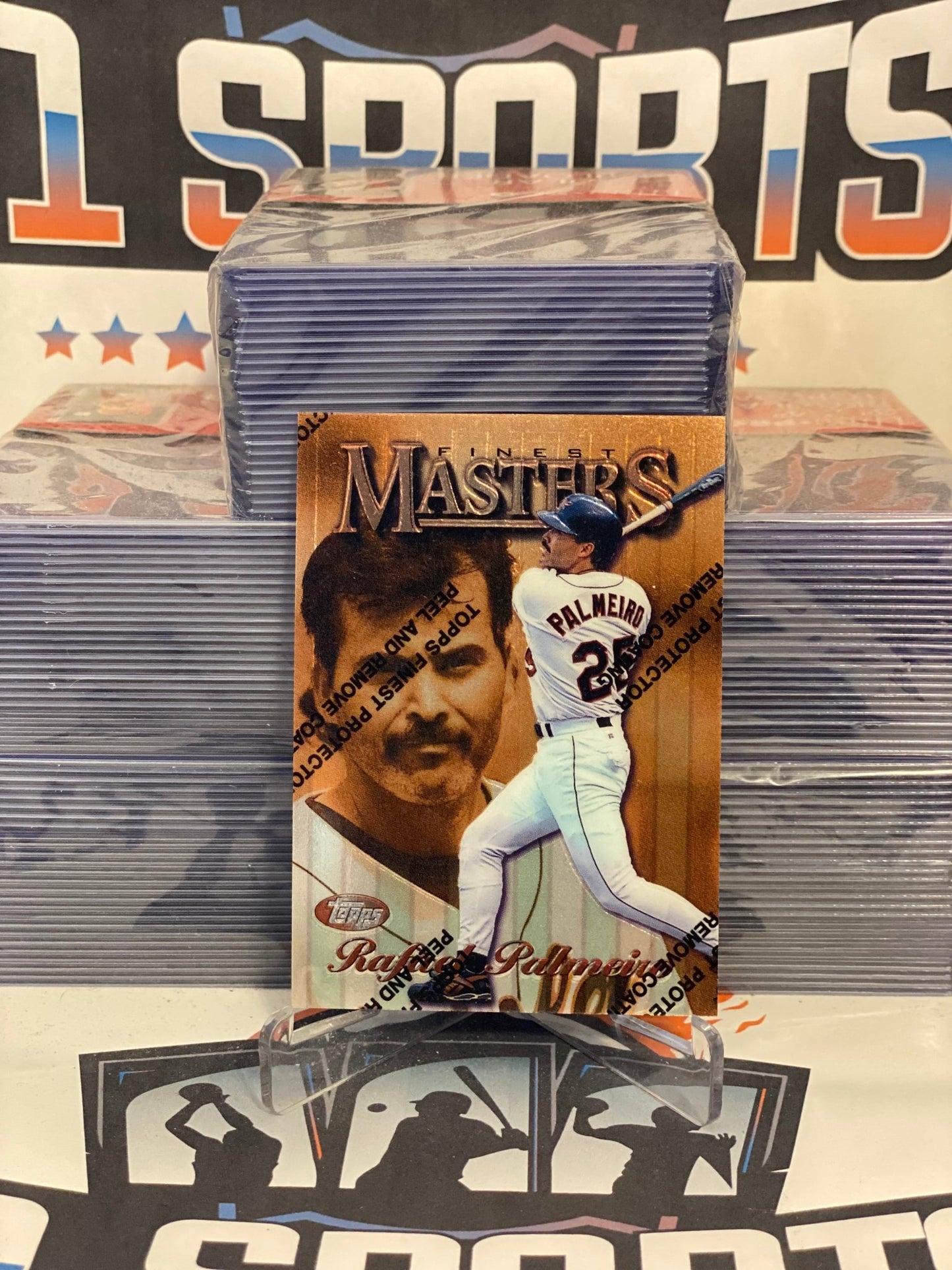 1996 Topps Finest (Masters) Rafael Palmeiro #60