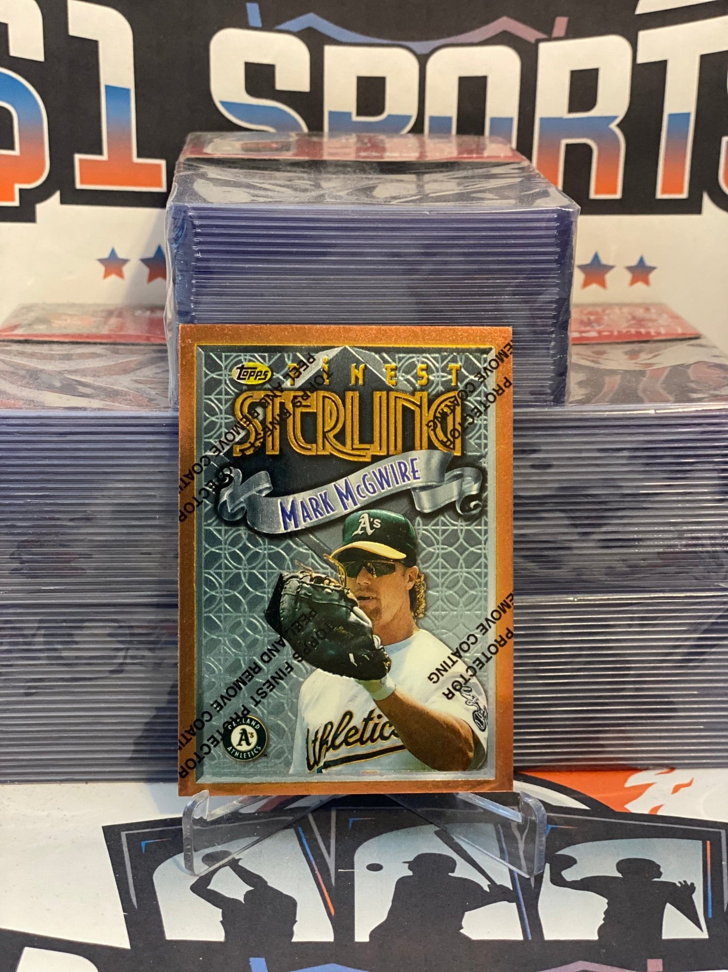 1996 Topps Finest (Sterling) Mark McGwire #162