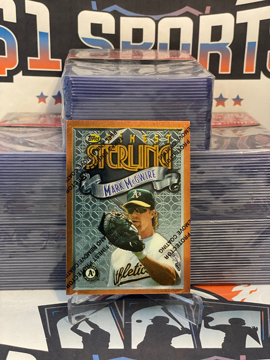 1996 Topps Finest (Sterling) Mark McGwire #162