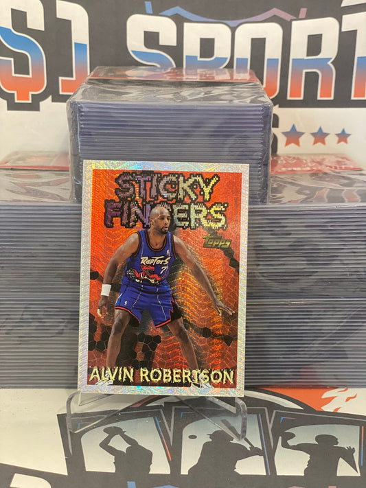 1996 Topps (Sticky Fingers) Alvin Robertson #SB20