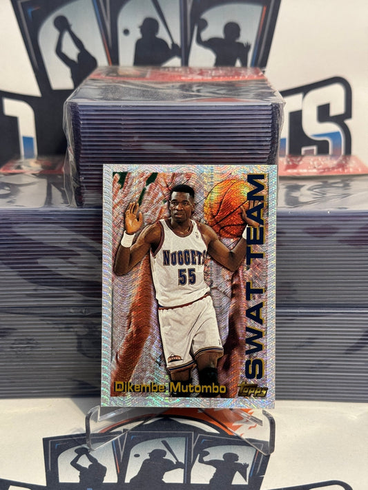 1996 Topps (Swat Team) Dikembe Mutombo #21