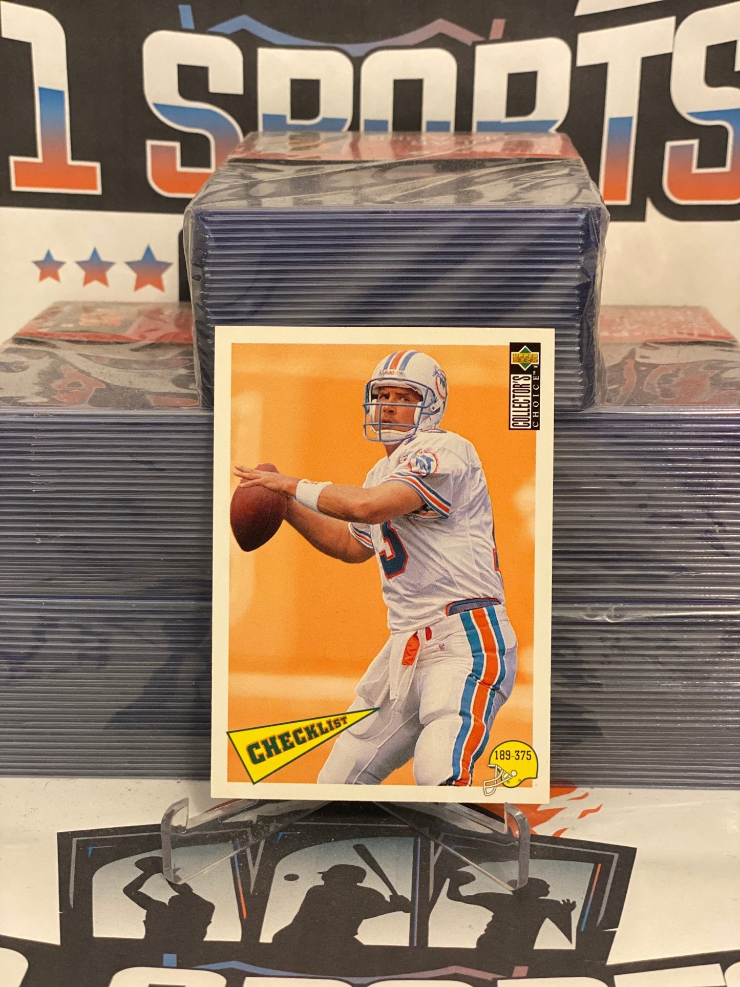 1996 Upper Deck Collector's Choice (Checklist) Dan Marino #375
