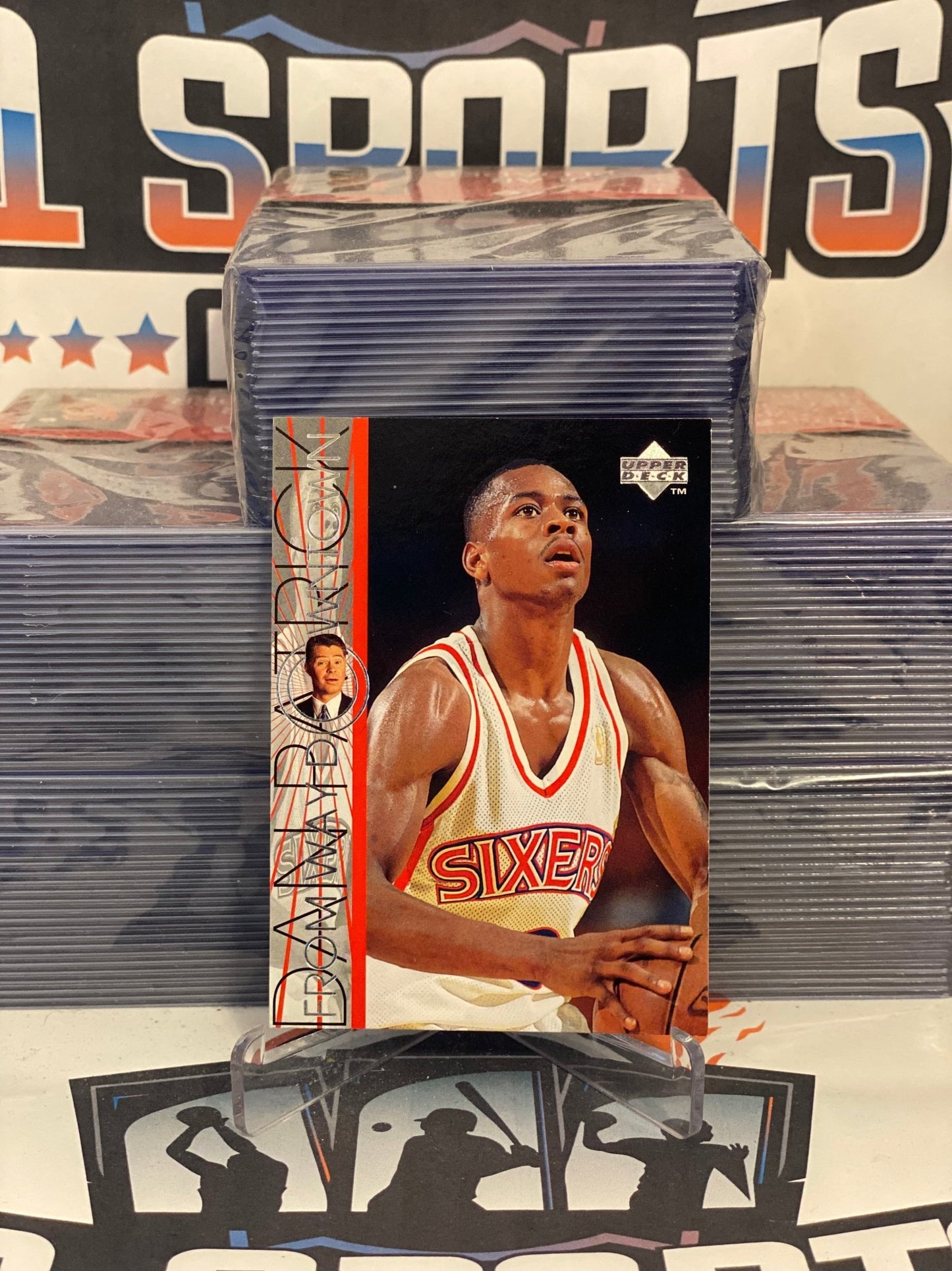 1996 Upper Deck (From Way Downtown) Allen Iverson Rookie #350