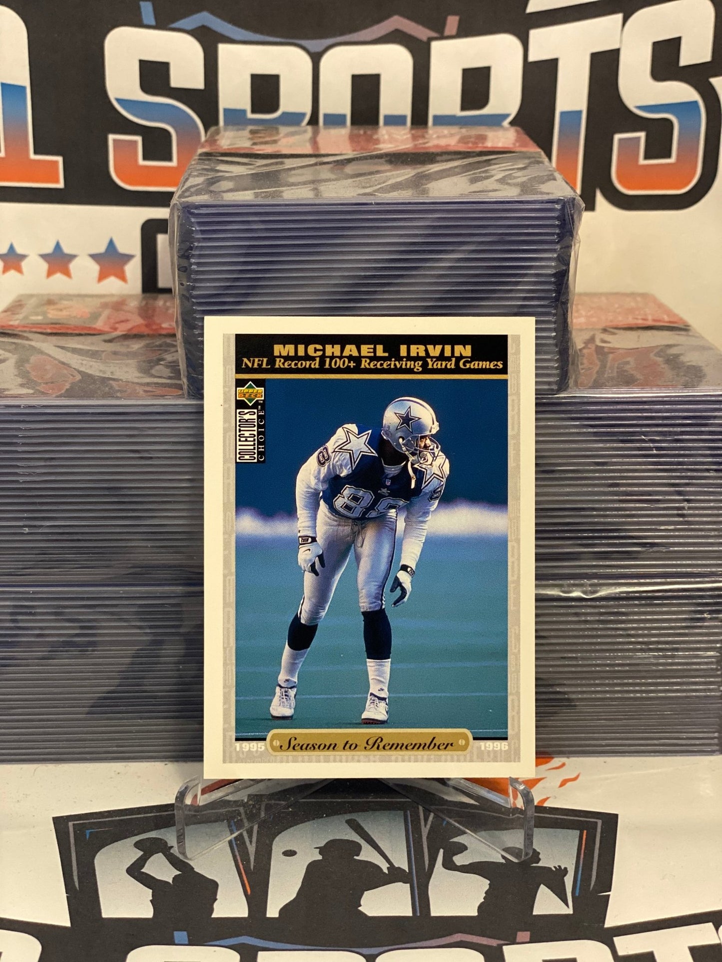 1996 Upper Deck (Season To Remember) Michael Irvin #52