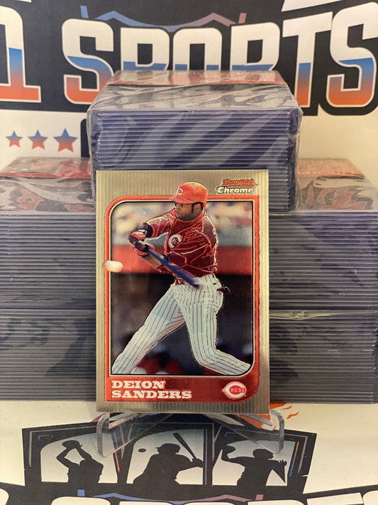 1997 Bowman Chrome Chrome Deion Sanders #51