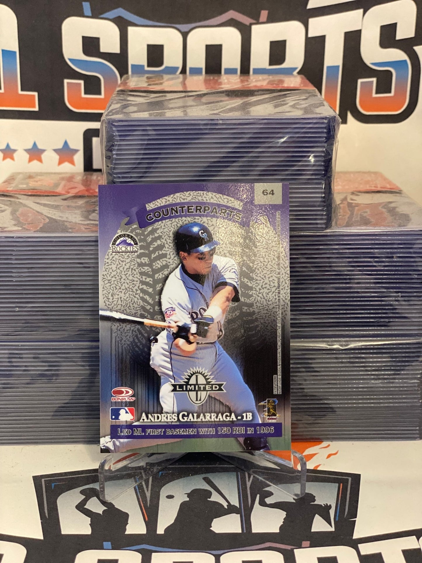 1997 Leaf Limited (Counterparts) Mark McGwire & Andres Galarraga #64