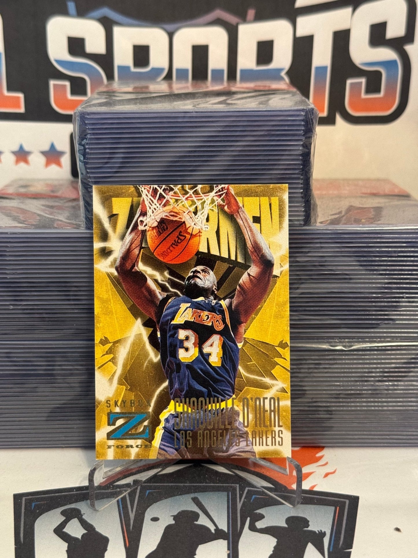 1997 Skybox Z-Force Shaquille O'Neal #187