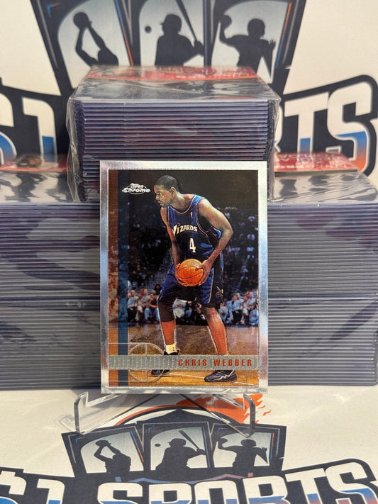 1997 Topps Chrome Chris Webber #185