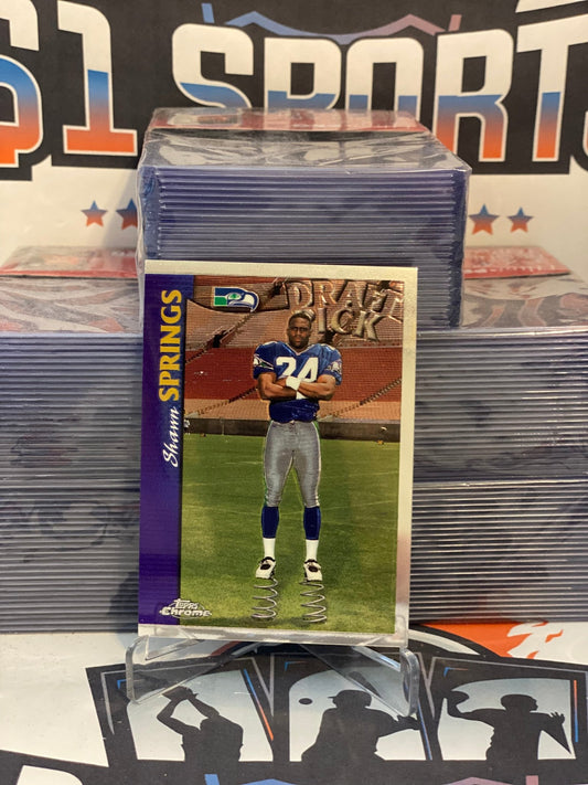 1997 Topps Chrome (Draft Pick) Shawn Springs Rookie #151
