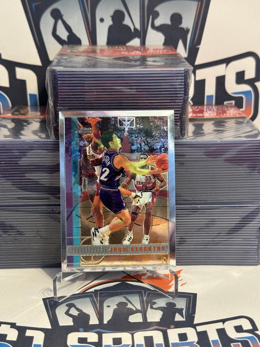 1997 Topps Chrome John Stockton #8