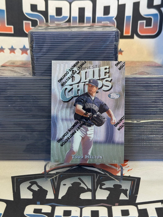 1997 Topps Finest (Blue Chips) Todd Helton Rookie #286