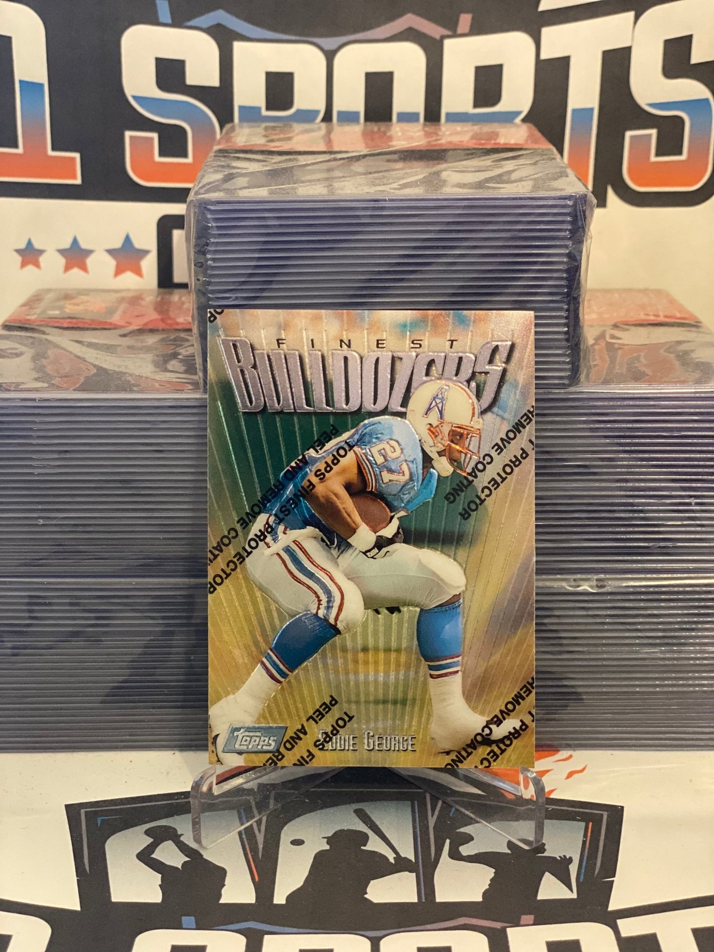 1997 Topps Finest (Bulldozers) Eddie George #141