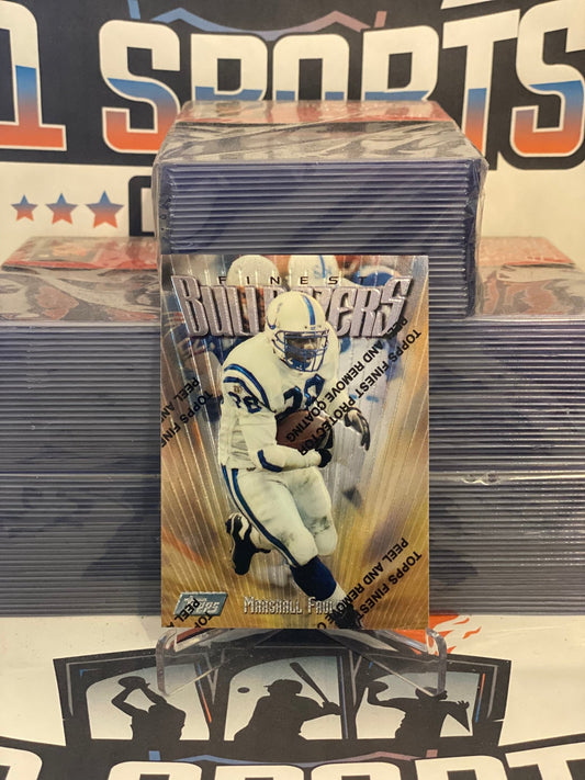 1997 Topps Finest (Bulldozers) Marshall Faulk #123