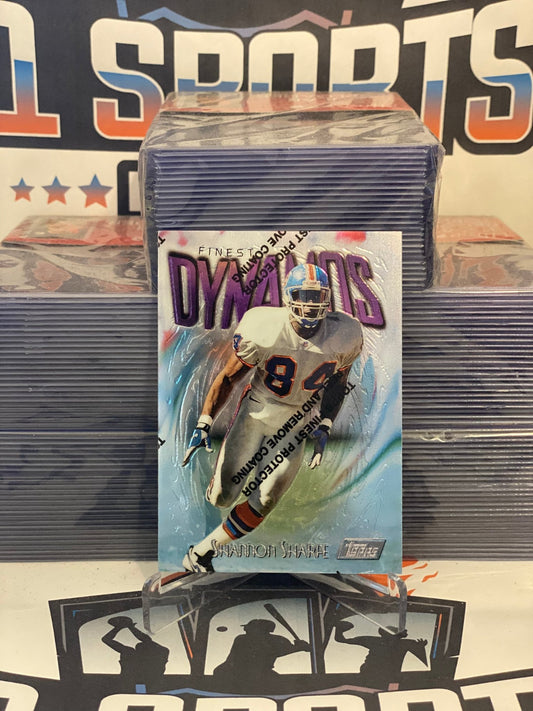 1997 Topps Finest (Dynamos) Shannon Sharpe #102