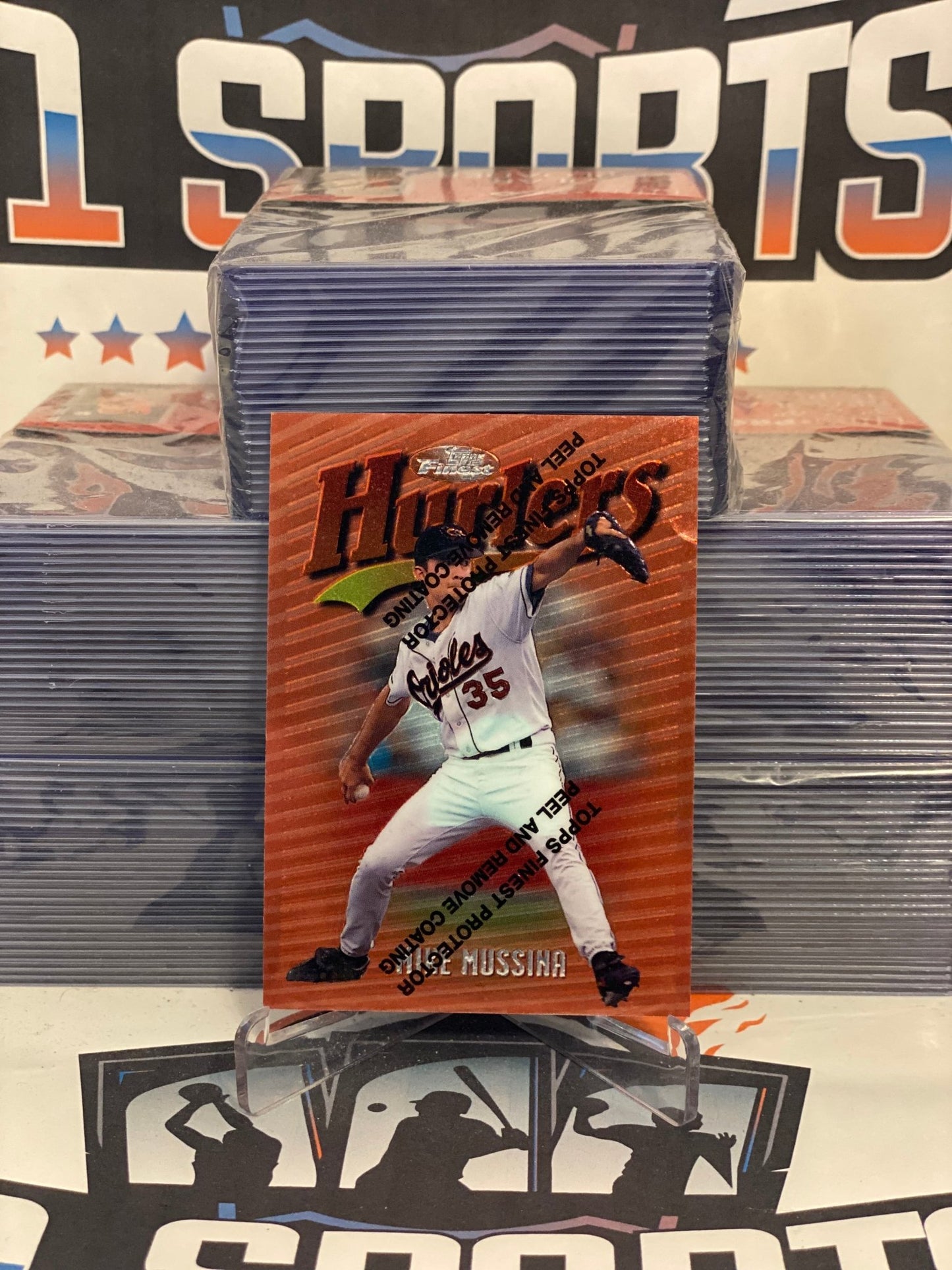 1997 Topps Finest (Hurlers) Mike Mussina #95