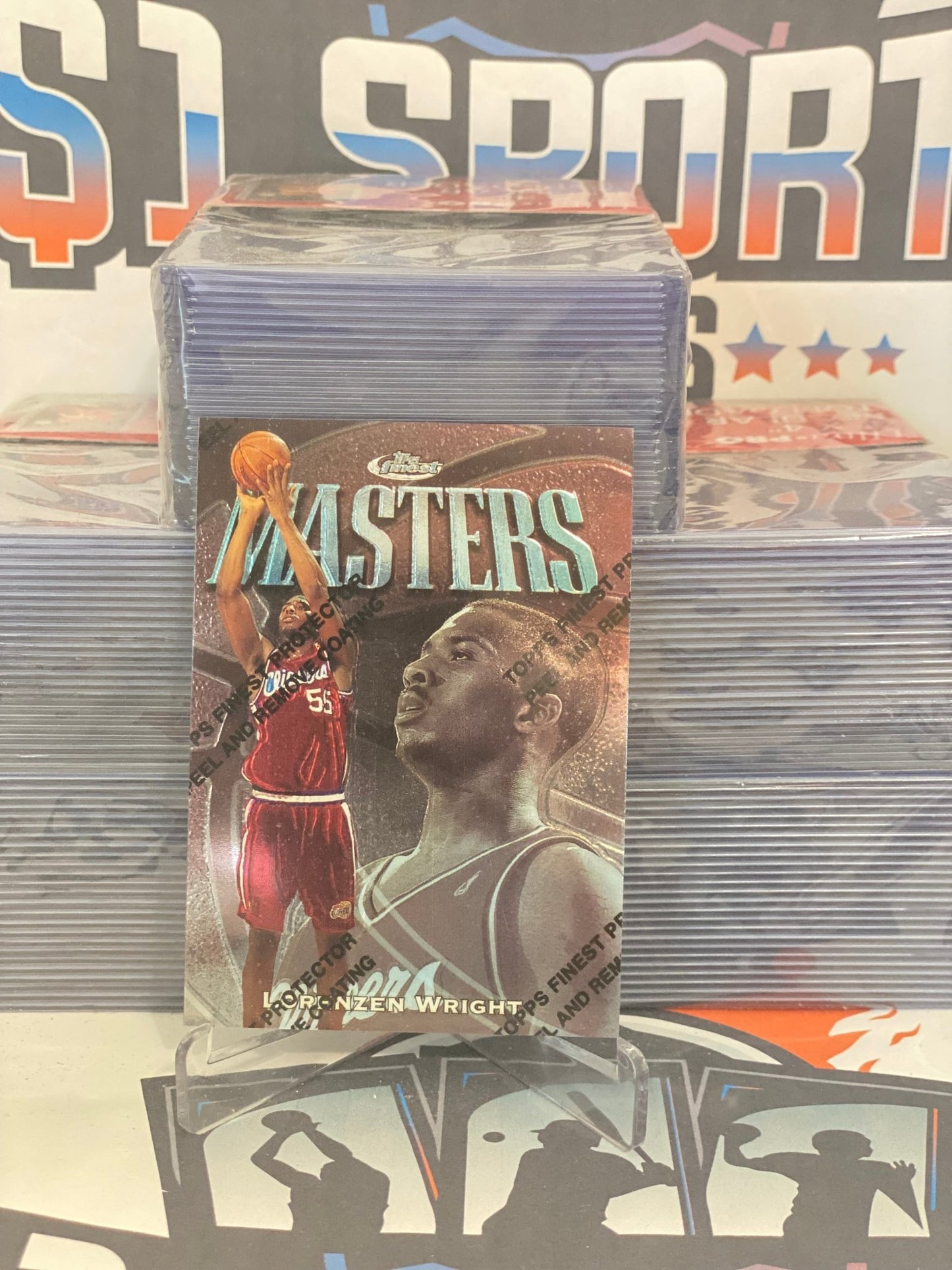 1997 Topps Finest (Masterful Moments) Lorenzen Wright #141