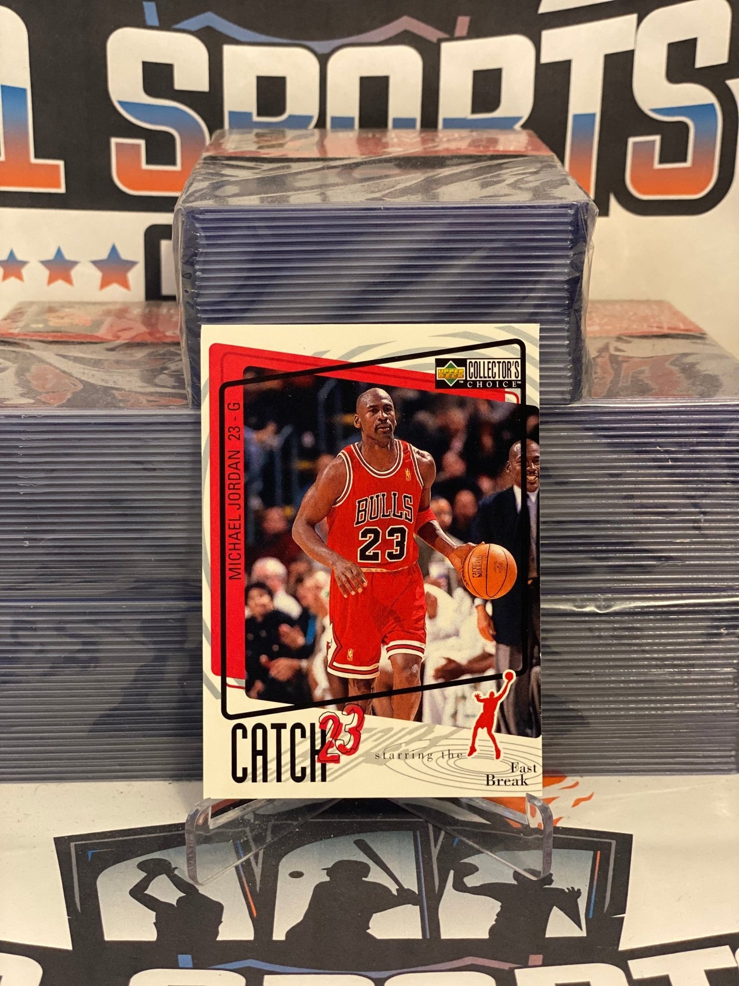 1997 Upper Deck Collector's Choice (Catch 23) Michael Jordan #186