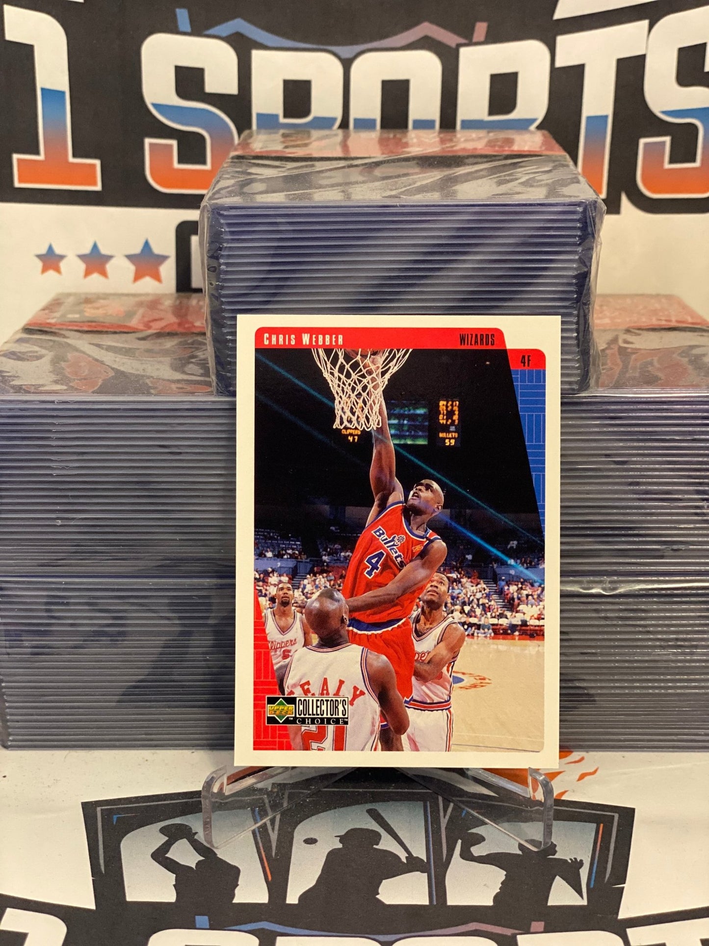1997 Upper Deck Collector's Choice Chris Webber #155