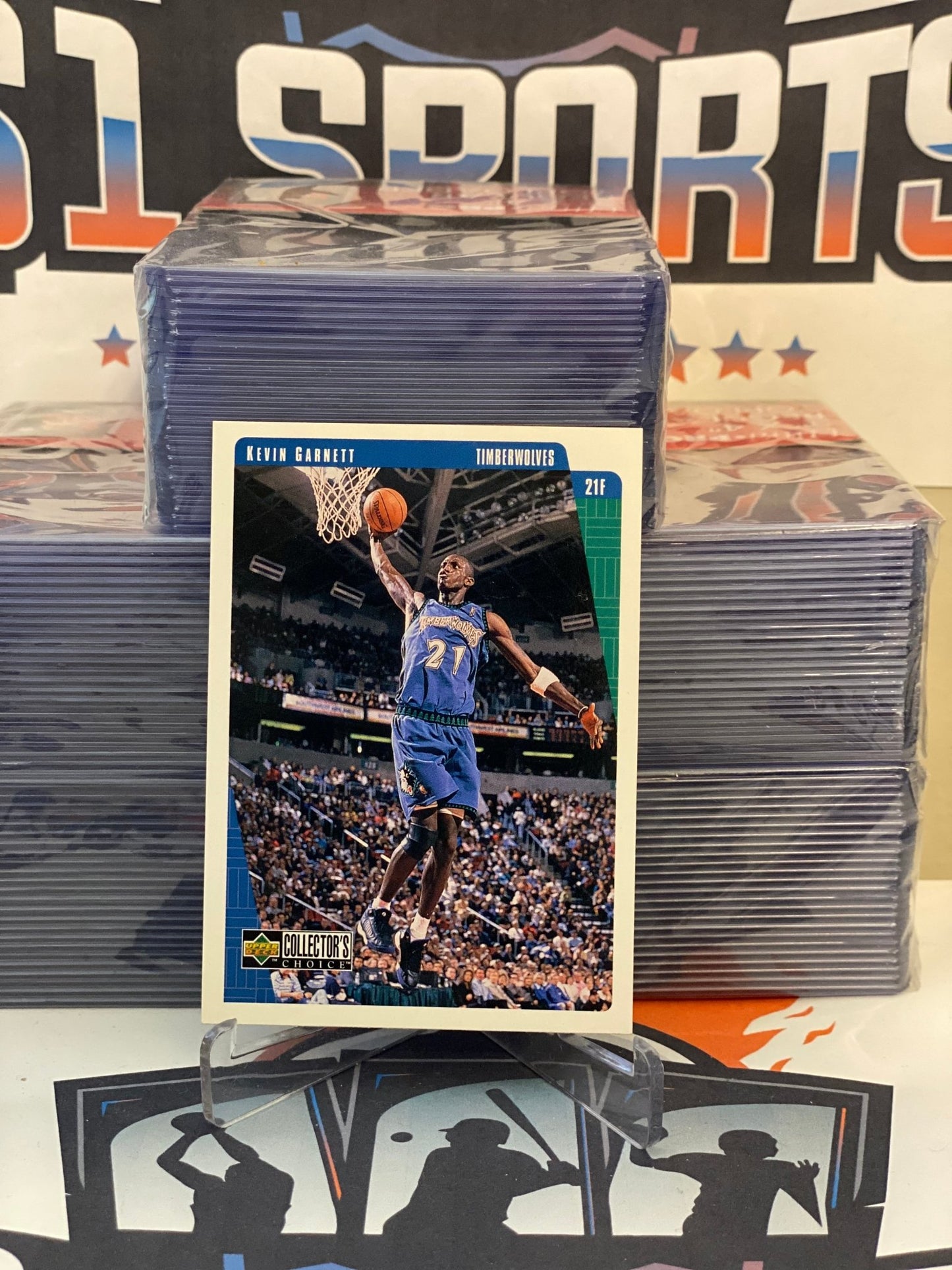 1997 Upper Deck Collector's Choice Kevin Garnett #80