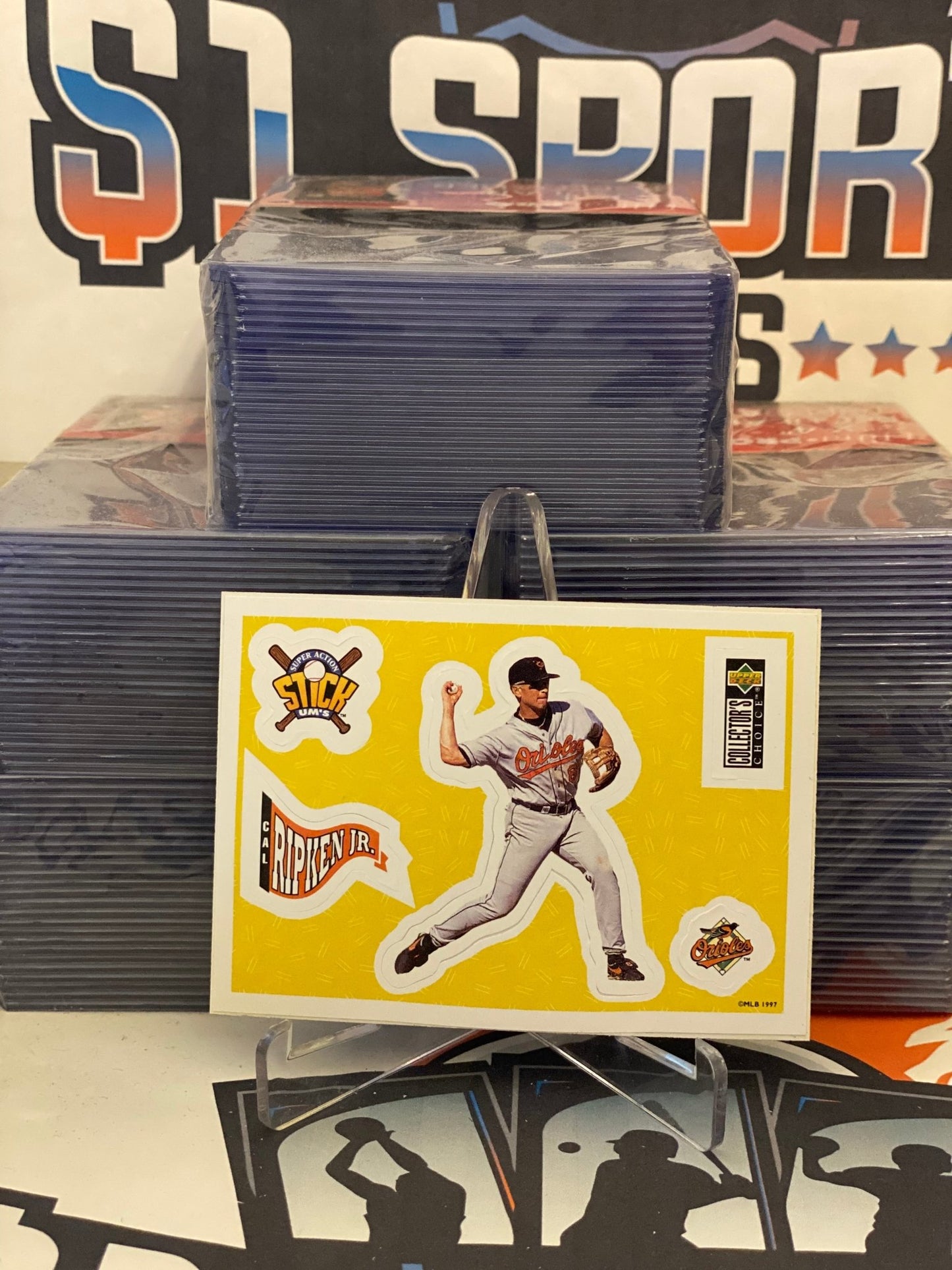 1997 Upper Deck Collector's Choice (Stick-Ums) Cal Ripken Jr. #20