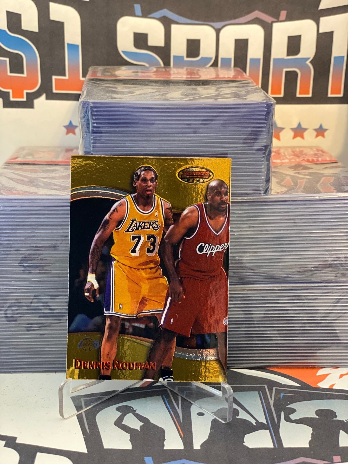 1998 Bowman's Best Dennis Rodman #69