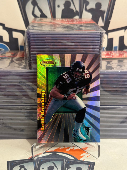 1998 Bowman's Best (Refractor 383/400) Keith Brooking Rookie #107