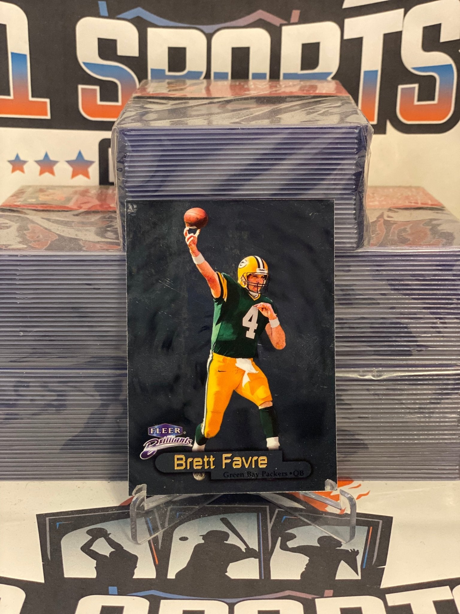 Football Card - 1992 Brett Favre 484 - Green Bay Packers Upper Deck 92 NFL