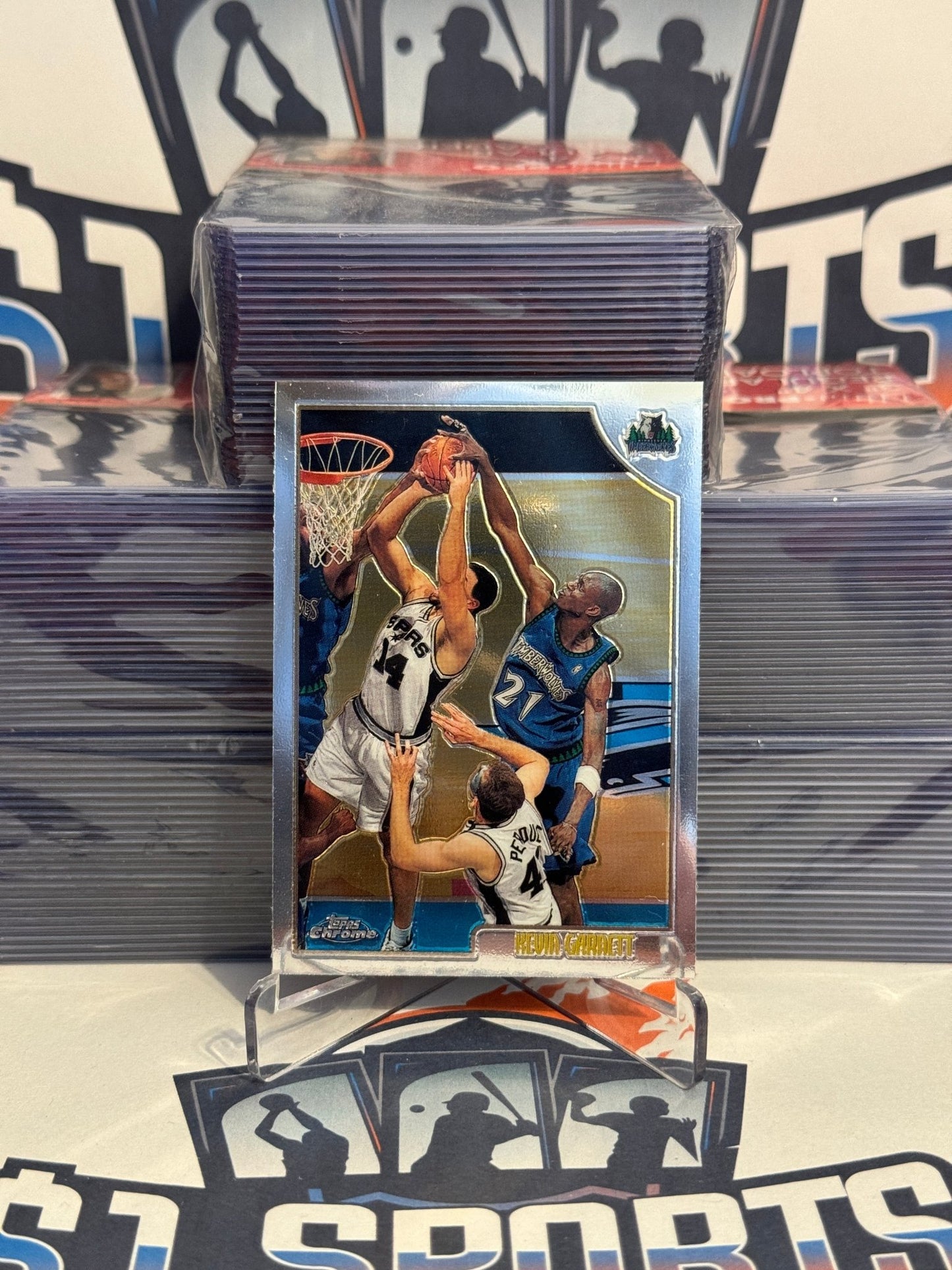 1998 Topps Chrome Kevin Garnett #125
