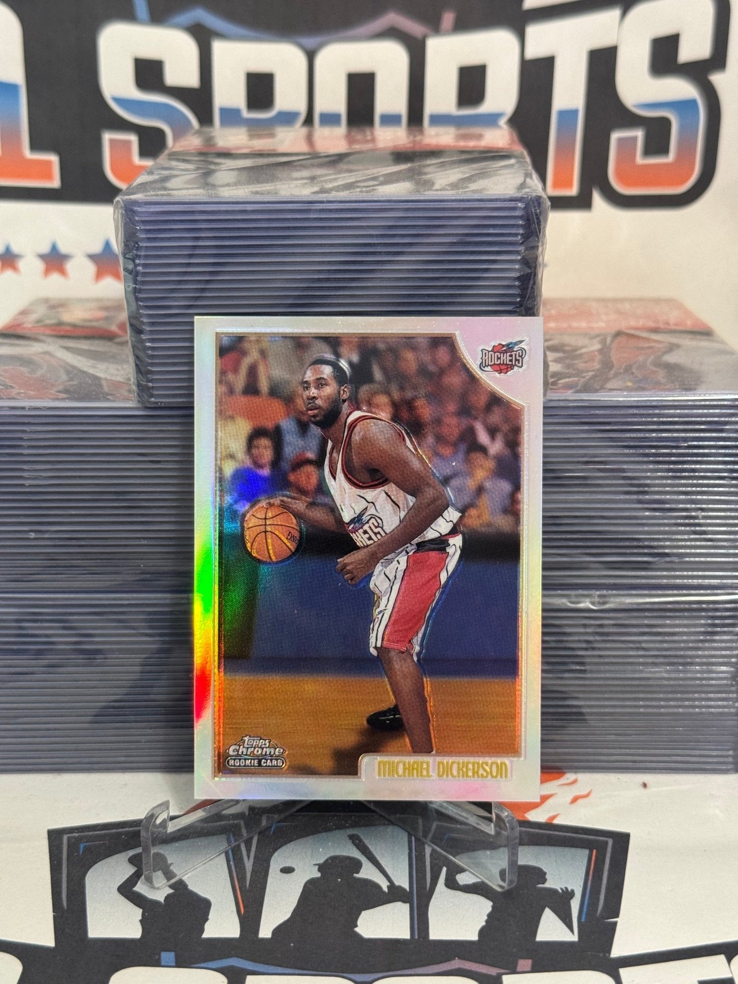 1998 Topps Chrome (Refractor) Michael Dickerson Rookie #208