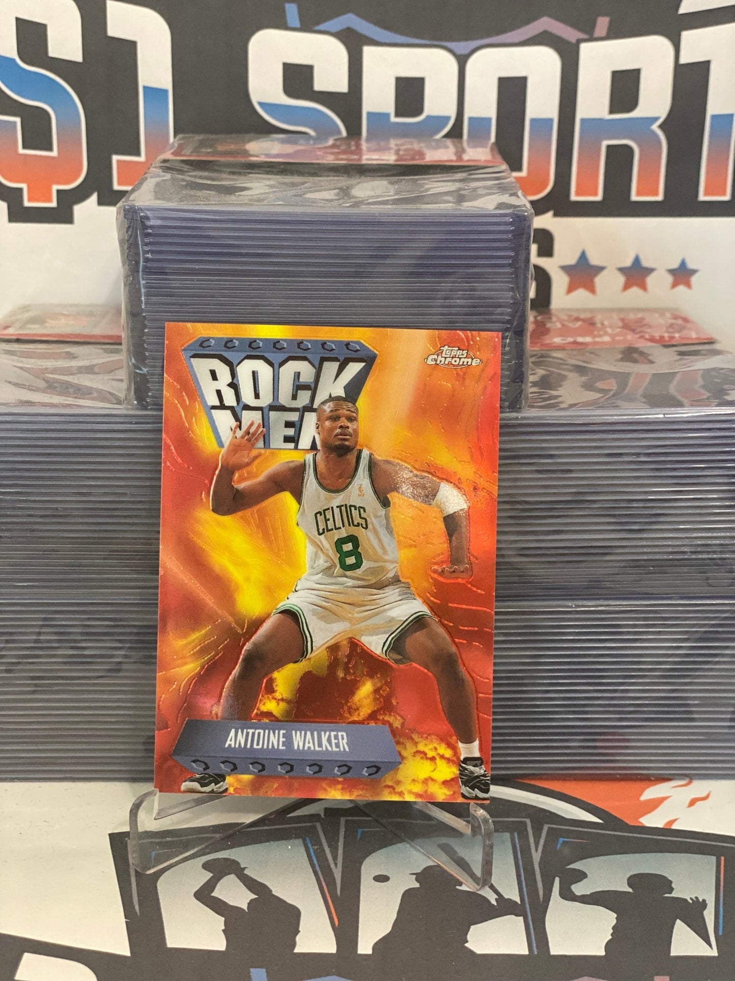 1998 Topps Chrome (Rock Men) Antonie Walker #SB18