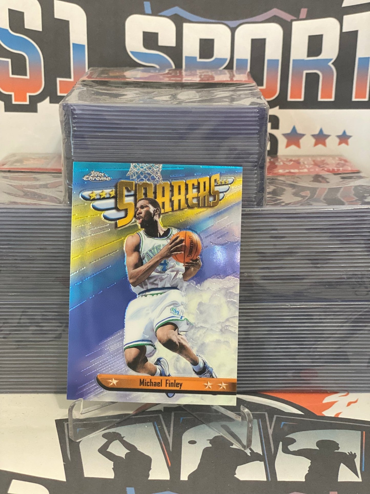 1998 Topps Chrome (Soarers) Michael Finley #SB15