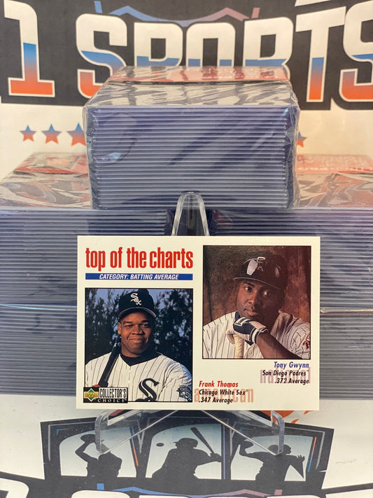 1998 Upper Deck Collector's Choice (Top of the Charts) Frank Thomas & Tony Gwynn #253