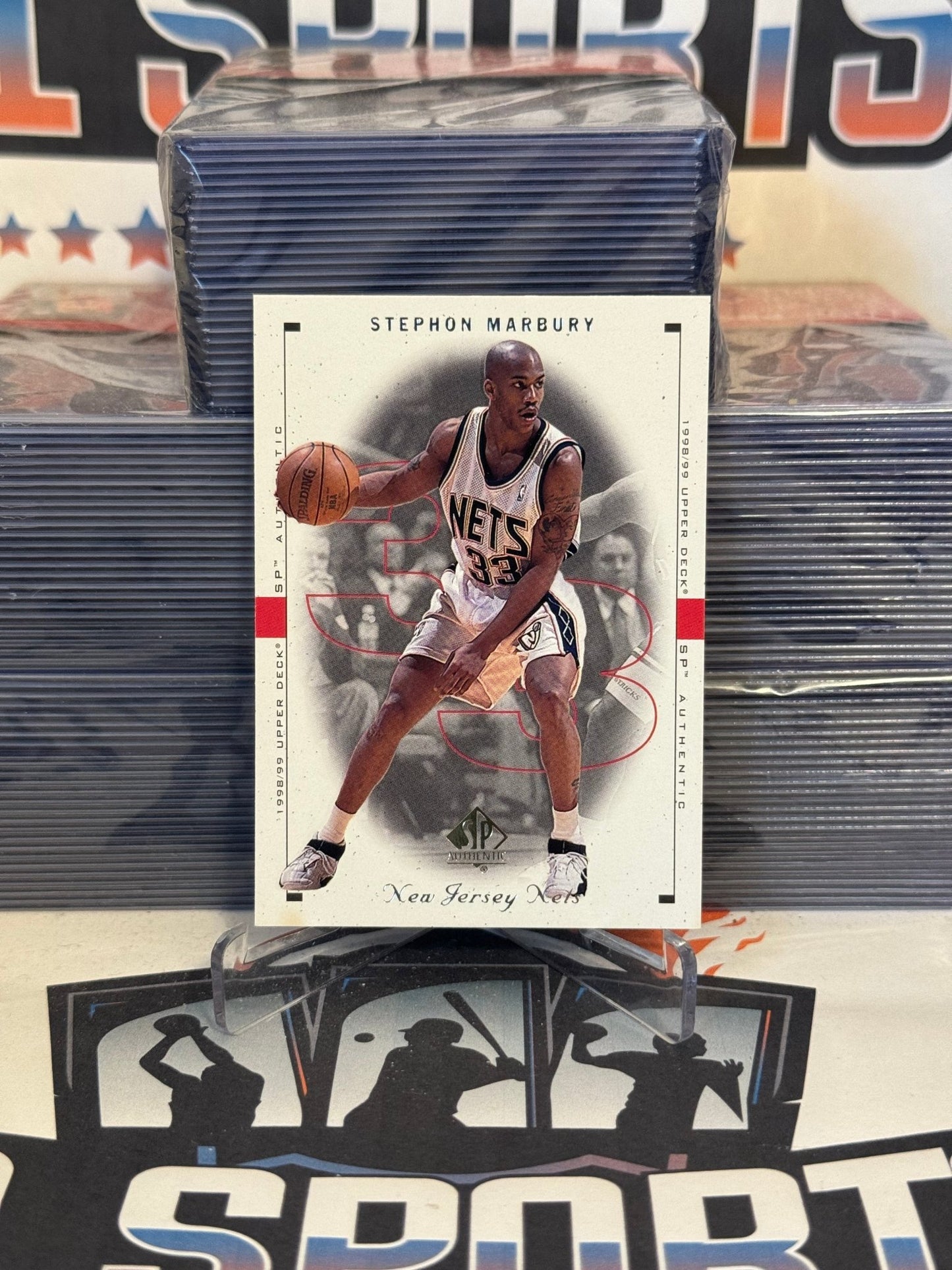 1998 Upper Deck SP Authentic Stephon Marbury #54