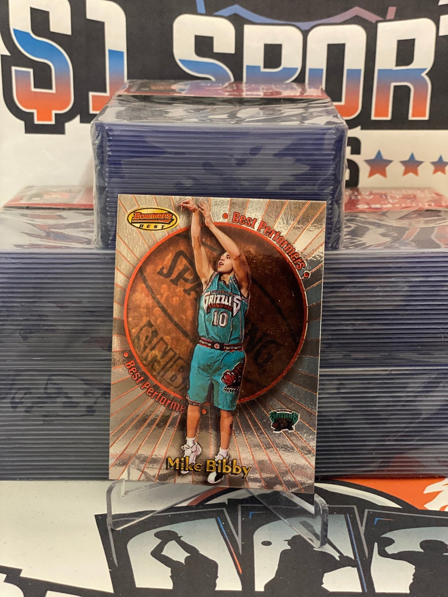 1999 Bowman's Best (Best Performers) Mike Bibby #BP8
