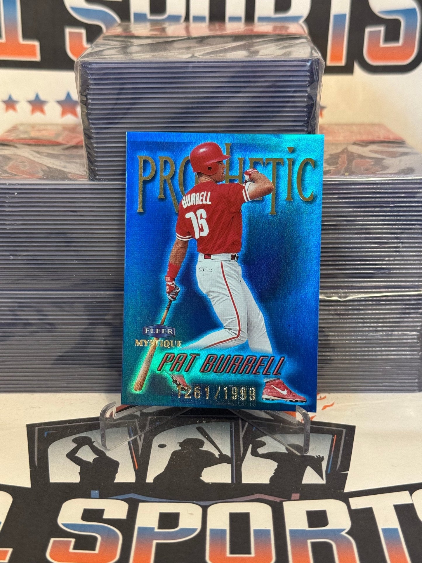 1999 Fleer Mystique (Prophetic 1261/1999) Pat Burrell #9