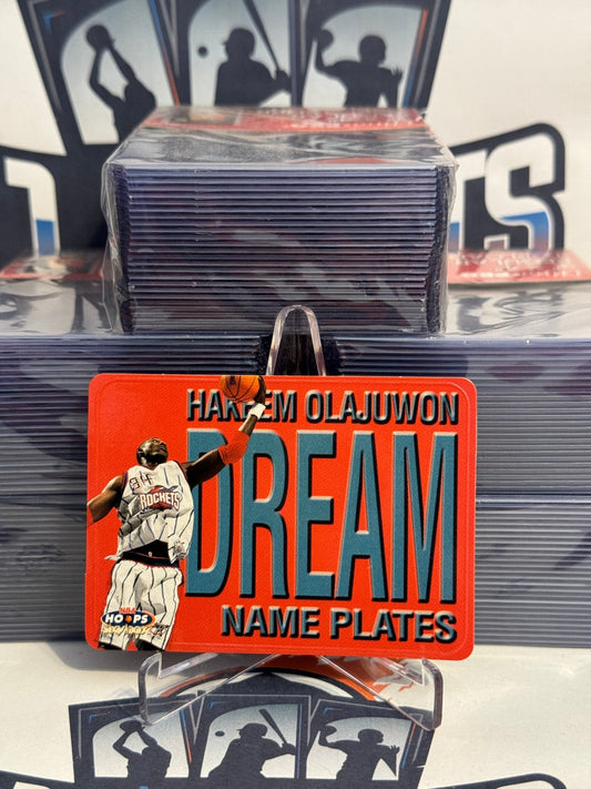 1999 NBA Hoops (Name Plates) Hakeem Olajuwon #5