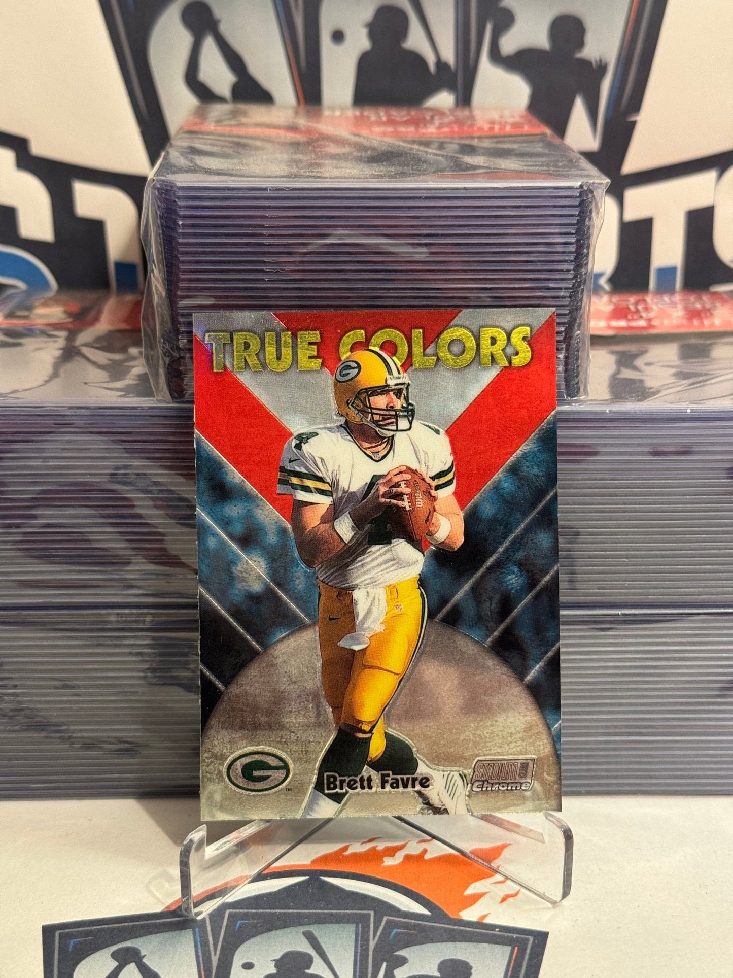 1999 Topps Chrome (True Colors) Brett Favre #SCCE18