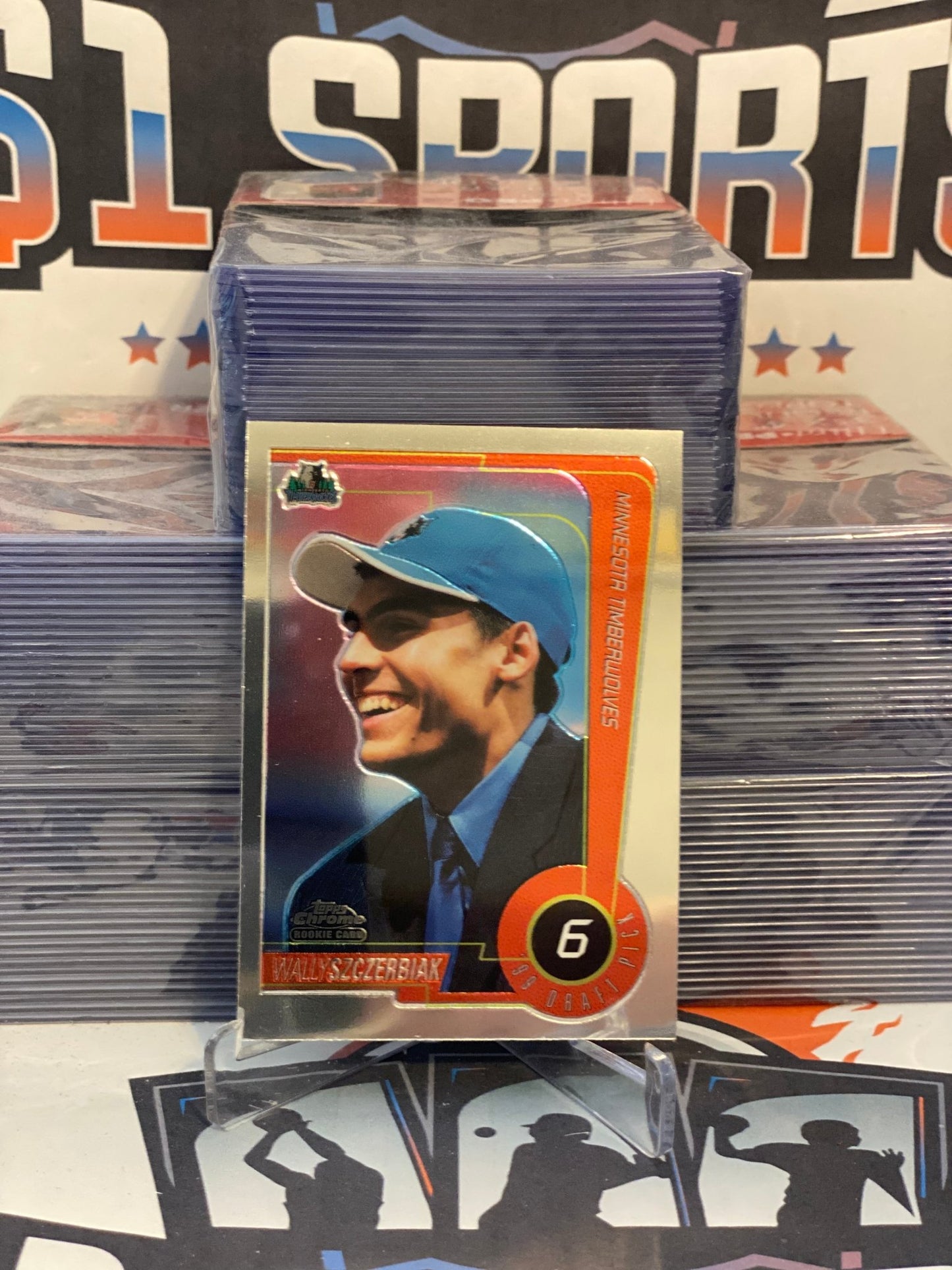 1999 Topps Chrome Wally Szczerbiak Rookie #117