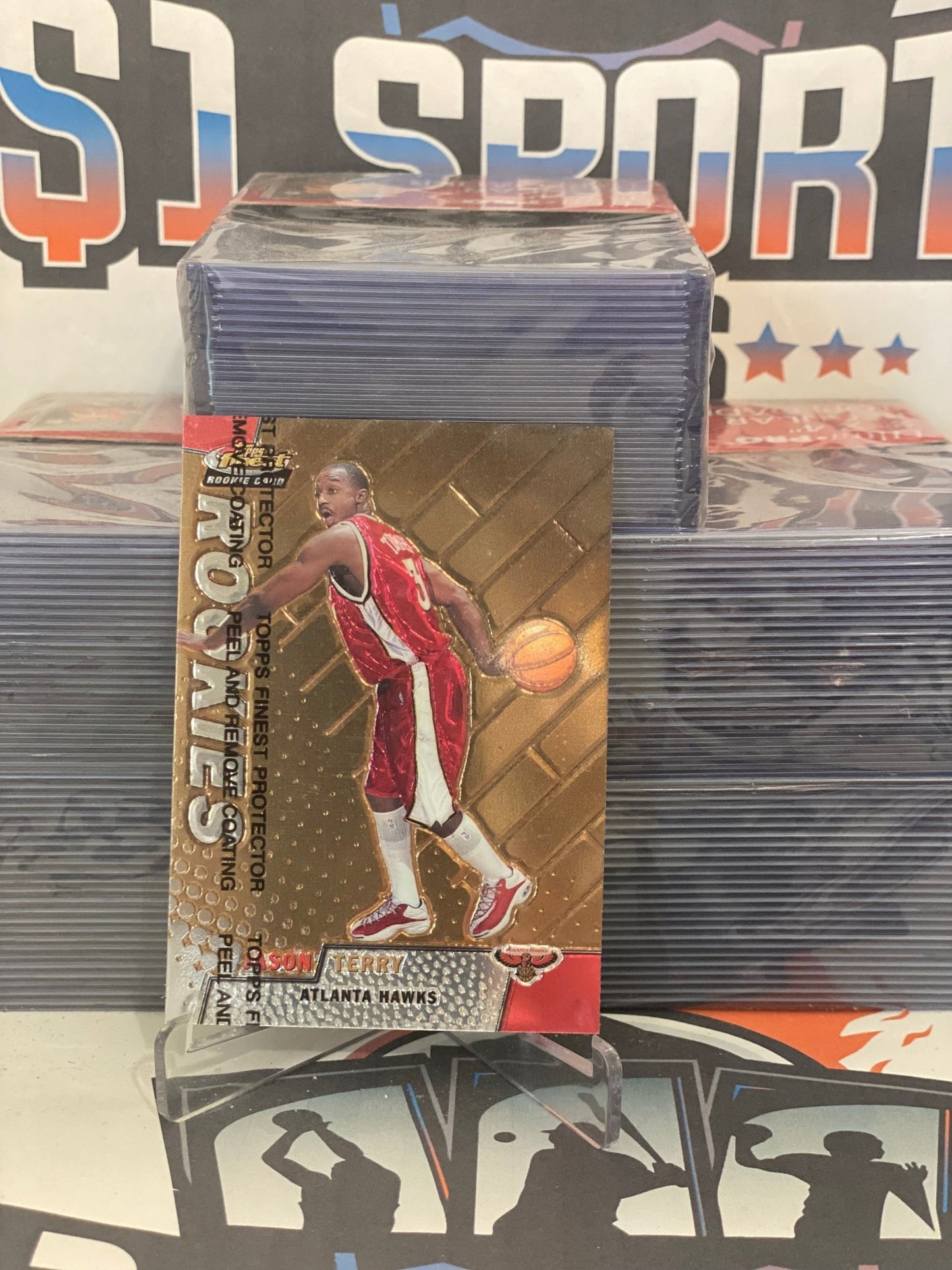 1999 Topps Finest Jason Terry Rookie #115