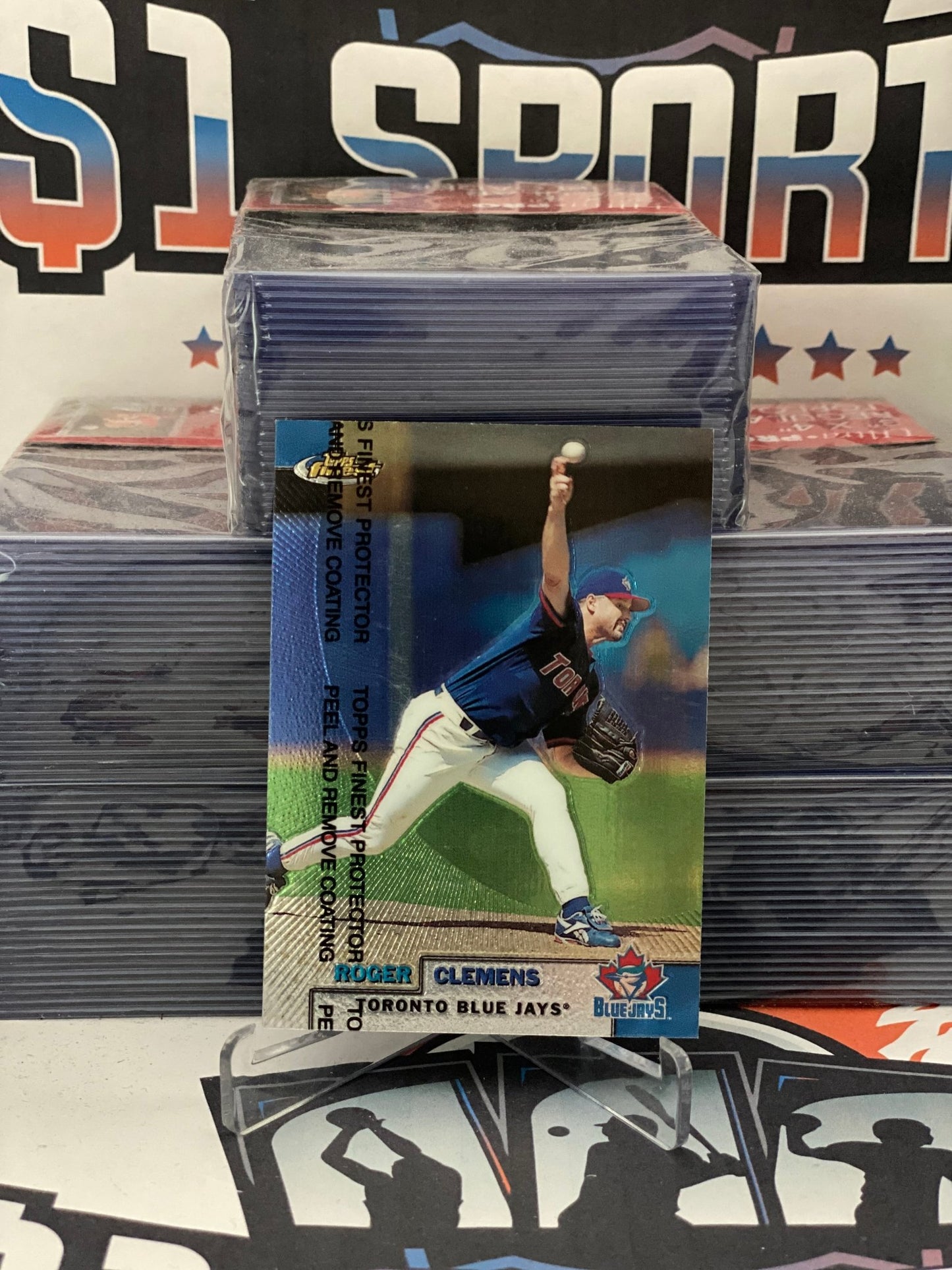 1999 Topps Finest Roger Clemens #80