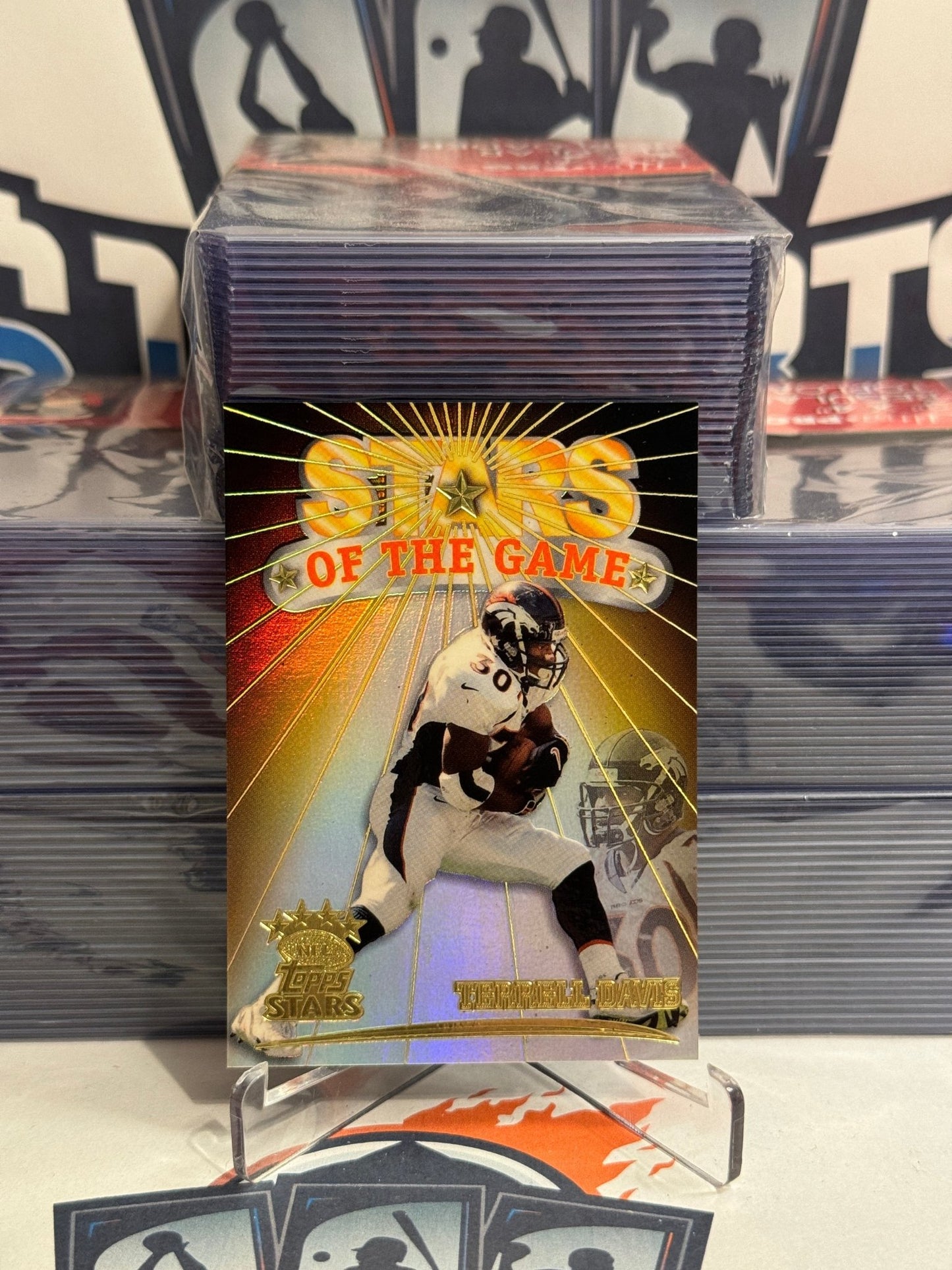 1999 Topps Stars (Stars of the Game 1140/1999) Terrell Davis #S10