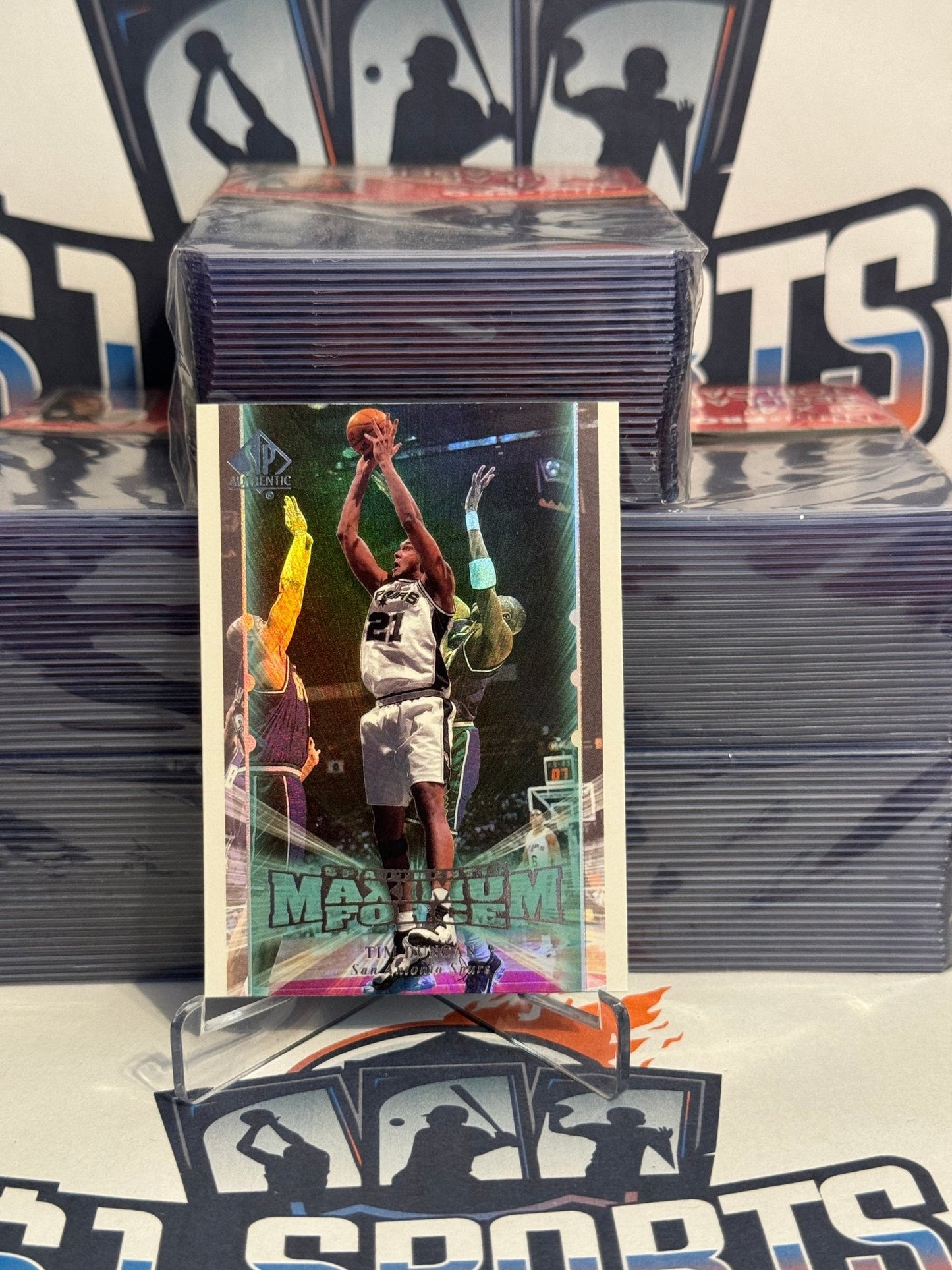 1999 Upper Deck SP Authentic (Maximum Force) Tim Duncan #M4