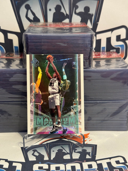 1999 Upper Deck SP Authentic (Maximum Force) Tim Duncan #M4