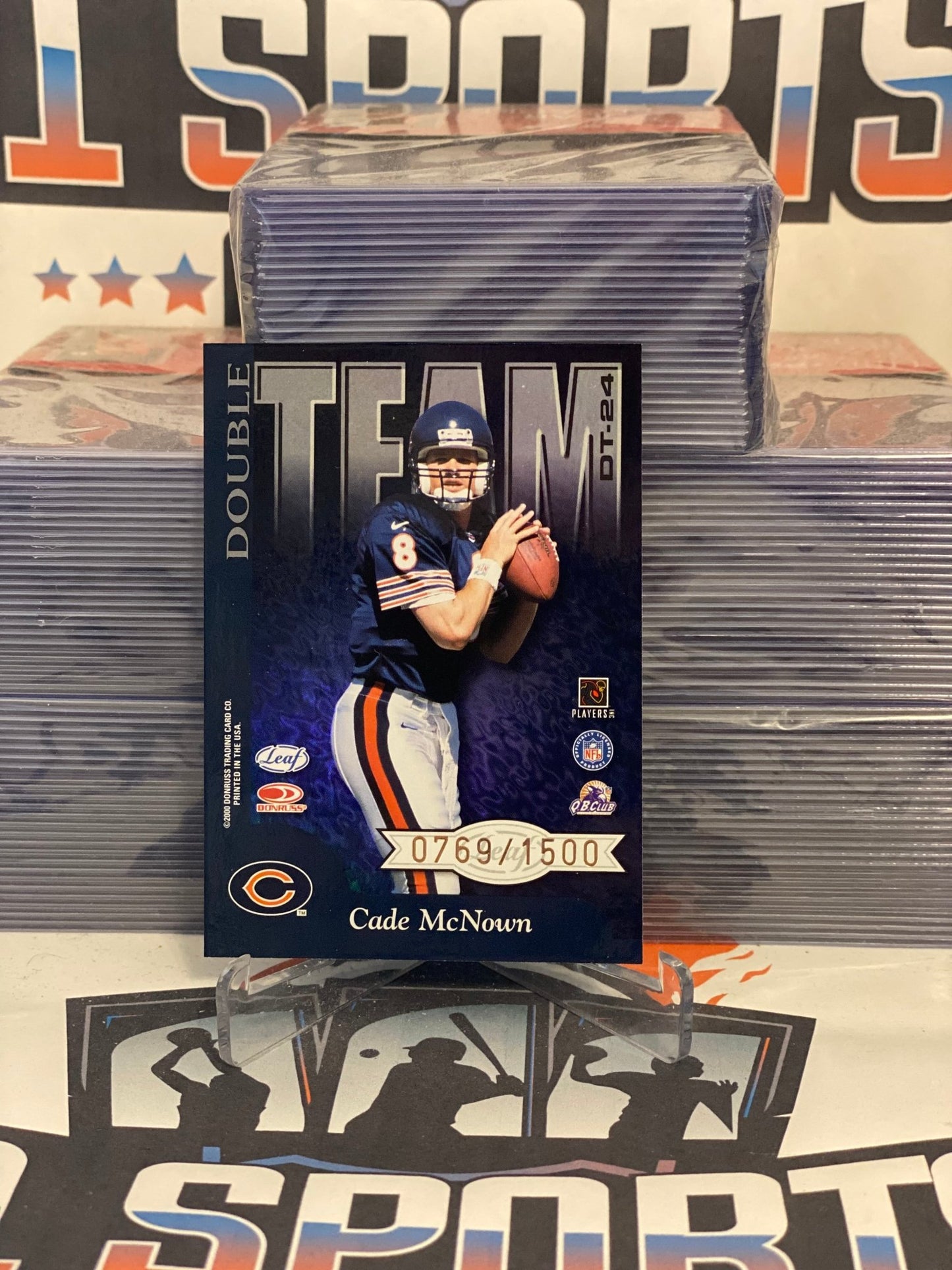 2000 Leaf Quantum (Double Team 769/1500) Cade McNown & Curtis Enis #DT-24